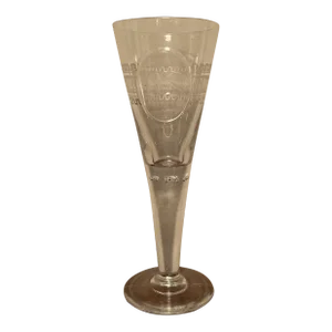 19th Century Georgian Anglo-Irish Etched Glass Vase