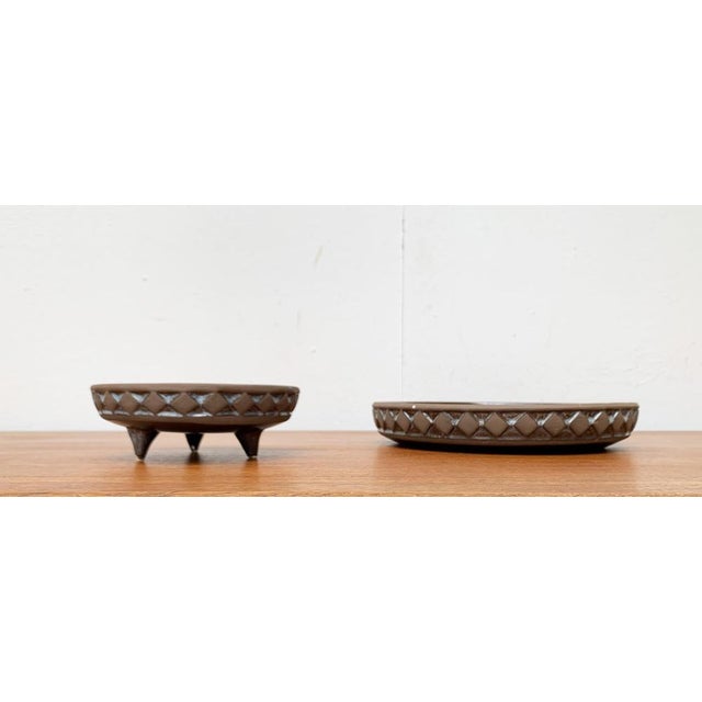 Mid-Century Danish Studio Pottery Bowls from Frank Keramik, 1960s, Set of 2, in Very Good conditions. Designed 1960 to...