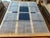 Modern Swedish-Inspired Kilim Rug | 8' X 10' | Flatweave in Blue & Ivory For Sale In Los Angeles - Image 6 of 6