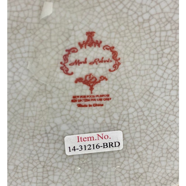 Vintage Mark Roberts Porcelain & Bronze Centerpiece Bowl Chairish