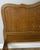 Wood Vintage French Louis XVI Oak Double Bed Frame with Carved Headboard For Sale - Image 7 of 13
