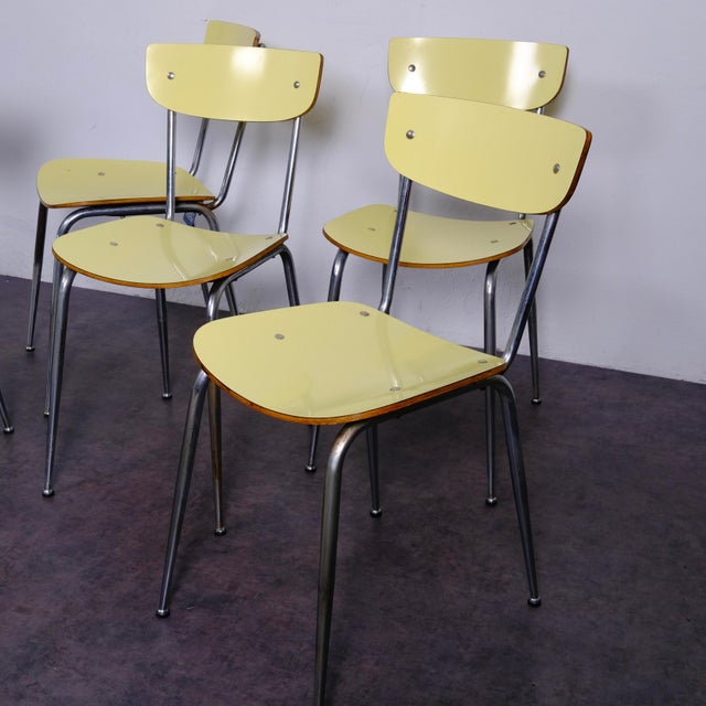 Metal Vintage Formica Kitchen Chair, 1960s For Sale - Image 7 of 18