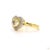 Modern 1.02 Carat Heart Shape Yellow Diamond White Diamond Ring, Size 6.5 For Sale - Image 3 of 9