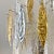 2010s Modern Italian Silver Gold Frosted White Crystal Murano Glass Icicle Chandelier For Sale - Image 5 of 12