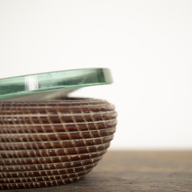 Wood Wooden and Glass Box by Pietro Chiesa for Fontana Arte, 1940s For Sale - Image 7 of 12