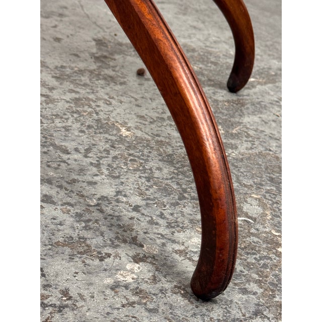 Georgian Style Pedestal Side Table, Vintage For Sale - Image 11 of 12