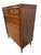 Mid-Century Modern Mid-Century Modern 3-Piece Walnut Bedroom Set For Sale - Image 3 of 14