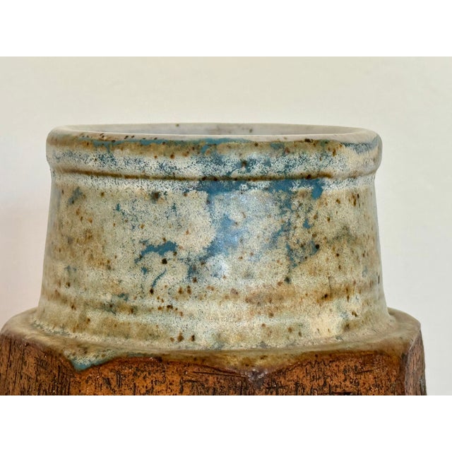 Mid-Century Modern 1970’s California Studio Pottery Vessel by Jyn Brooks For Sale - Image 3 of 8