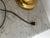 Mid-Century Modern 1970s Brass Tulip Style Lamp With Glass Shade For Sale - Image 3 of 12