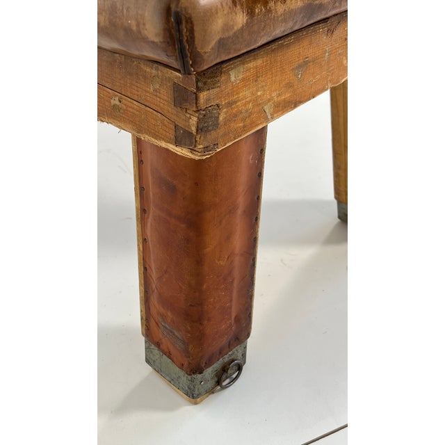 Vintage Gymnastic Bench, 1940s For Sale - Image 5 of 8