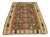1980s Turkish Traditional Tribal Style Hand Knotted Wool Kilim Rug For Sale