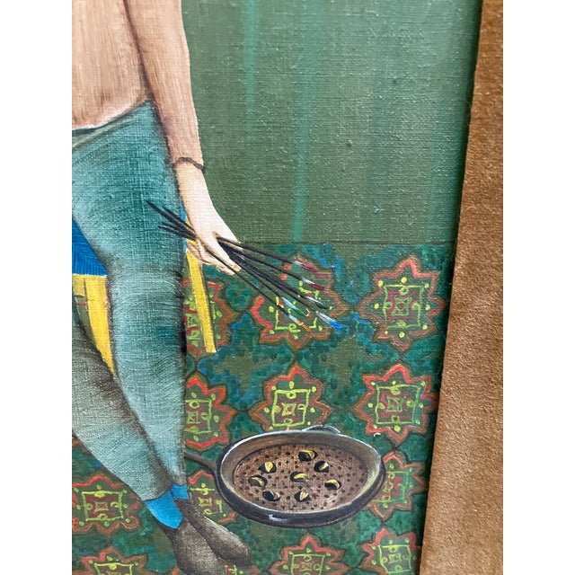 Piero Aversa Painting of Novella Parigini For Sale In San Francisco - Image 6 of 6