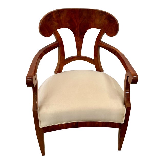 Early 19th Century Pair of Biedermeier Armchairs For Sale - Image 4 of 5