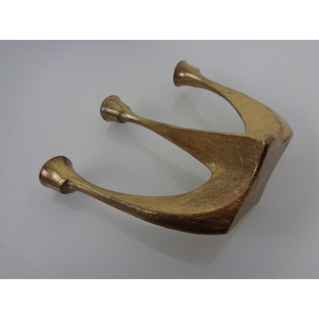 Brutalist Austrian Bronze Candleholder, 1960s For Sale - Image 14 of 18