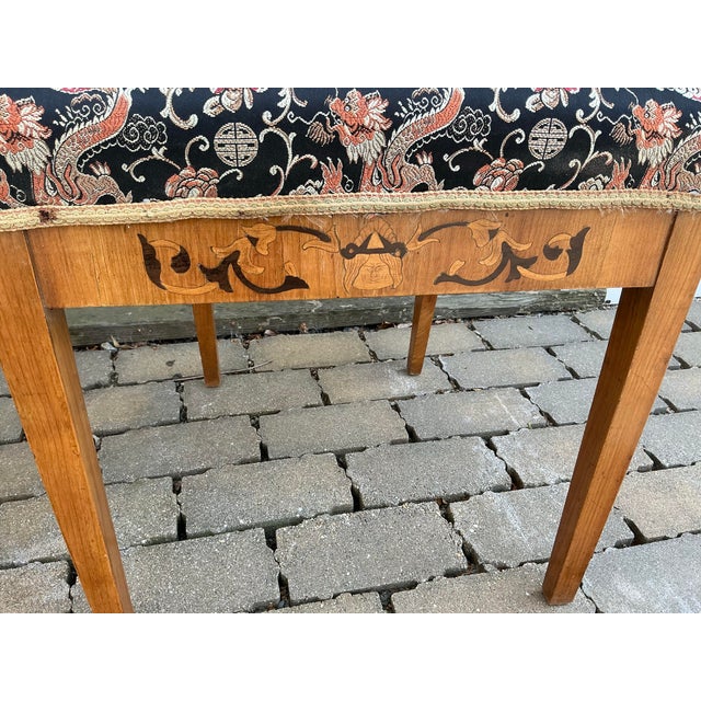 Pair of Antique Inlaid Biedermeier Side Chairs For Sale In Providence - Image 6 of 12