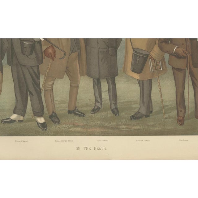 Vincent Brooks, Vanity Fair On the Heath Sporting Caricature, 1896, Print For Sale - Image 4 of 9