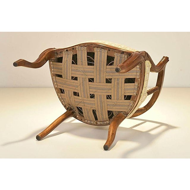 Upholstered Walnut Armchair from Spätbidermeier, Germany, 1870s For Sale - Image 10 of 16