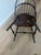 Brown 19th Century Wood Spindle Sac Back Windsor Farmhouse Armchair For Sale - Image 8 of 12