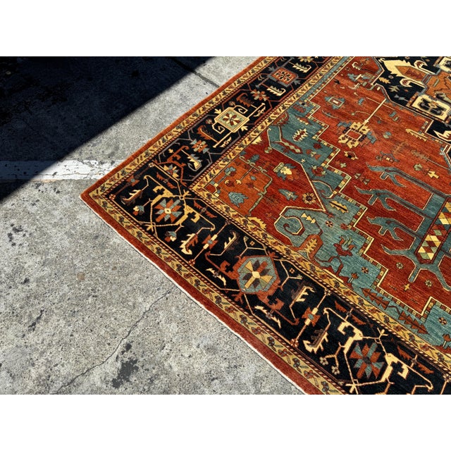 8ft 9in X 12ft Serapi Area Rug For Sale - Image 11 of 11
