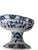 Vintage Blue Onion Porcelain Pedestal Soap Dish Holder For Sale - Image 9 of 13