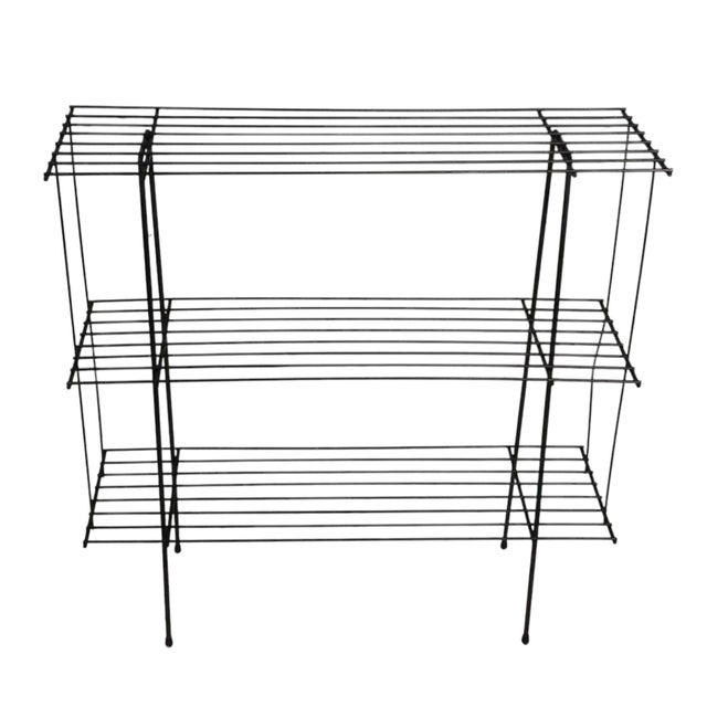 Frederic Weinberg Vintage Mid Century Three Tier Wire Rack Plant Stand For Sale - Image 4 of 7