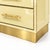 Not Yet Made - Made To Order Butter Yellow Murano Glass Bedside Tables on Brass Plinth from Justfurnituress SRL, Set of 2 For Sale - Image 5 of 9