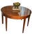 Traditional Pair of Federal Style Demilune Mahogany Tables, Early 20th Century For Sale - Image 3 of 12