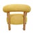 2020s Mustard U Back Accent Chair For Sale - Image 5 of 5