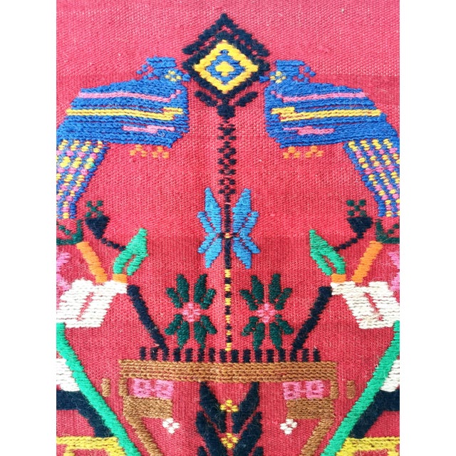 Mid-Century Modern Vintage Mexican Wall Rug, 1970s For Sale - Image 3 of 8