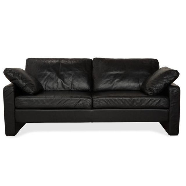 Conseta 2-Seater Sofa in Black Leather from Cor For Sale - Image 15 of 15