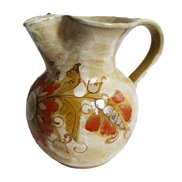 Mid-Century Italian Ceramic Jug by Elio Schiavon For Sale