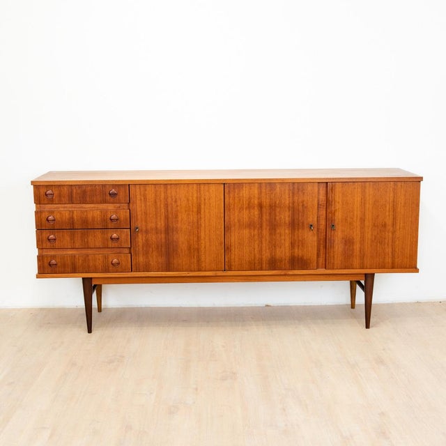 Scandinavian Teak Sideboard, 1965 For Sale - Image 6 of 6