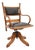 Victorian Swivel Desk Chair in Bentwood and Leather, 1890s For Sale