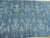 1980s Vintage Blue and White Printed Linen Fabric Panel For Sale - Image 5 of 6