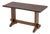 Baroque Style Walnut Trestle Table, 19th Century For Sale