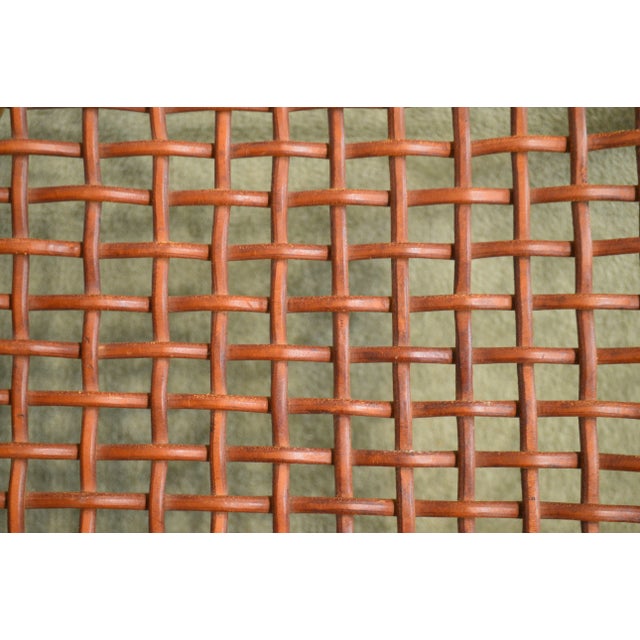 T. H. Robsjohn Gibbings Saridis of Athens Walnut & Leather Klismos Chairs - a Pair For Sale - Image 12 of 13