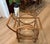 Mid-Century Modern Vintage Bent Rattan & Glass Bar Cart For Sale - Image 3 of 5