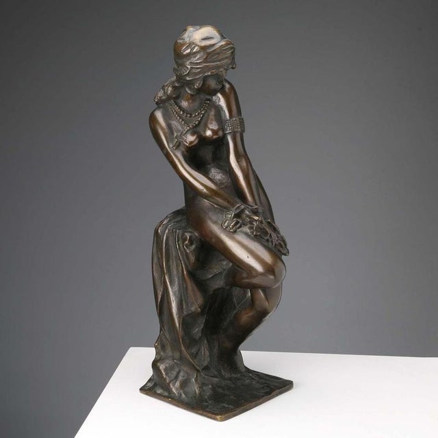 Slave Bronze Sculpture in the style of Giacomo Ginotti For Sale - Image 13 of 13