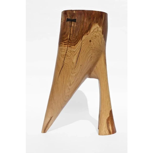 Unique oak sculpture signed by jörg pietschmann materials: oak measures: h 132 x w 52 x d 50 cm in pietschmann’s...