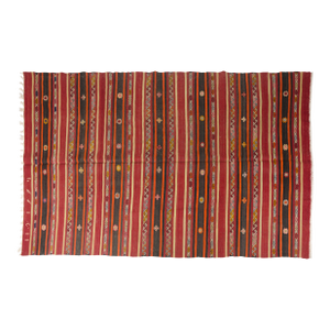 Mid 20th Century Traditional Patterned Kilim Kilim