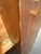 Mid-Century Modern Style Walnut & Burl Wood Coffee Table With Glass Top and Spherical Finials For Sale In Greensboro - Image 6 of 8