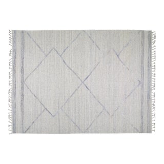 Early 21st Century Moroccan Hand Knotted Beni Ourain Rug With Soft Texture,10'X14' For Sale