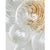 Visual Comfort Julie Neill for Visual Comfort Signature Talia Medium Sconce in Gild with Clear Swirled Glass For Sale - Image 4 of 12