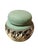 Native American Mitzi Drake Navajo Sand Pottery 3Pc. Jar Set For Sale - Image 3 of 6