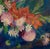 Textile 920s Spring Floral Still Life Oil Painting by Elizabeth Fitzgerald Forbes (Dallam), Framed For Sale - Image 7 of 10