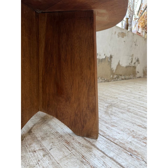 Constructivist Mahogany Side Table, 1950s For Sale - Image 17 of 18