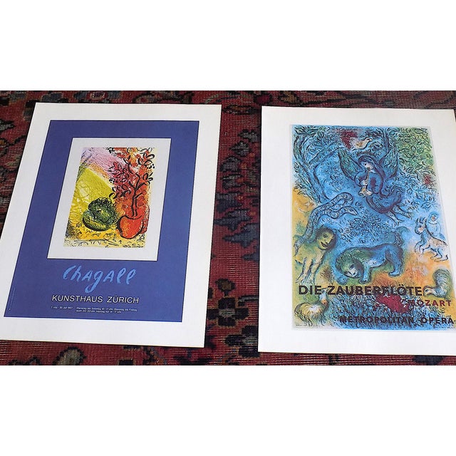 Marc Chagall Vintage Mid 20th C. Marc Chagall Poster Lithographs - Set of 9 For Sale - Image 4 of 8