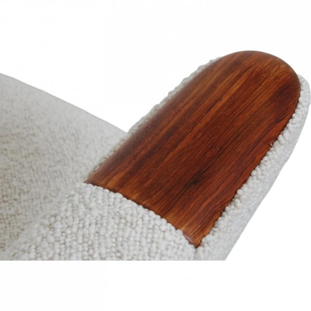 Papa Bear Chair with Rosewood Armrests by Hans Wegner, 1960s For Sale - Image 13 of 18