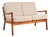 Mid-Century Senator Series Two-Seat Sofa in Teak by Ole Wanscher for France & Søn, 1950s For Sale