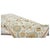 Early 21st Century 21st Century Afghan Sultanabad Wool 3x6 Ivory, Light Blue & Gold Handmade Runner Rug #1143914 For Sale - Image 5 of 6